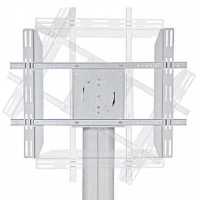 мобильная стойка 2MVESA MediaPro 120 MDP-0120-S серебристый
