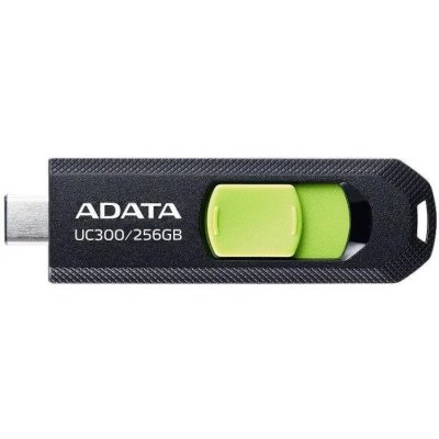 флешка A-Data 256GB UC300 Black-Green Черный, зелёный