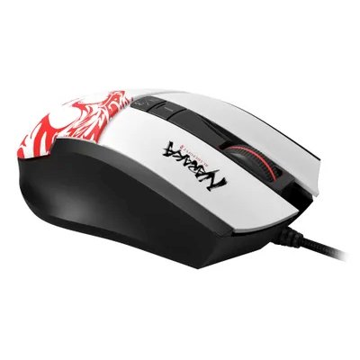 мышь A4Tech Bloody L65 Max Naraka Белый-красный