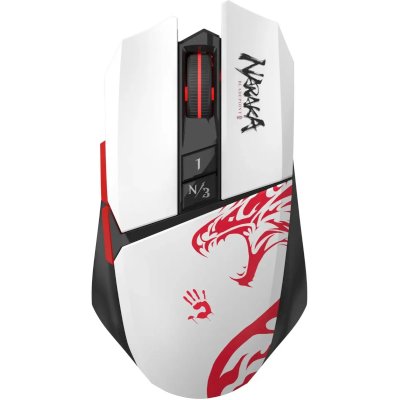 мышь A4Tech Bloody R36 Ultra Naraka Белый-черный