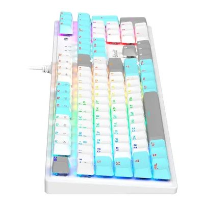клавиатура A4Tech Bloody S510N Icy White Белый-голубой