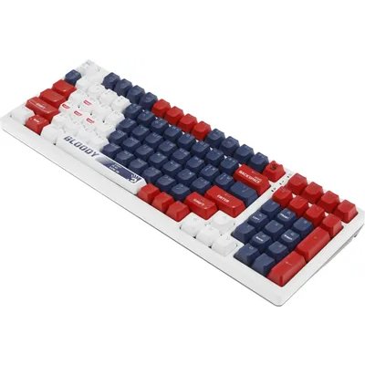 клавиатура A4Tech Bloody S98 Sports Navy BLMS Red Plus Синий-белый