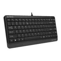 клавиатура A4Tech Fstyler FK11 Grey Черный