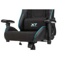 игровое кресло A4Tech X7 GG-1100 черный-красный