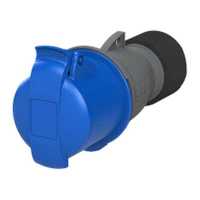 розетка кабельная ABB 2CMA102031R1000 Синий