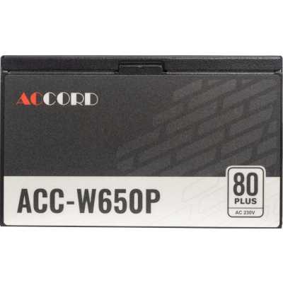 блок питания Accord 650W ACC-W650P Черный
