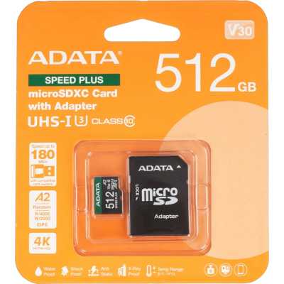 карта памяти ADATA 512GB UD512GUI3V30A2SP-RA1