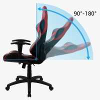 игровое кресло AeroCool AC100 AIR Black-Red черно-красный