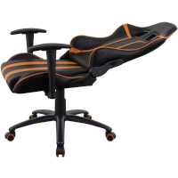 игровое кресло AeroCool AC120 AIR-BO черно-оранжевый