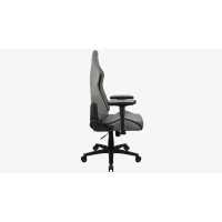 игровое кресло Aerocool Crown AeroSuede Stone Grey черно-серый