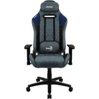 игровое кресло AeroCool Duke Steel Blue серый-синий