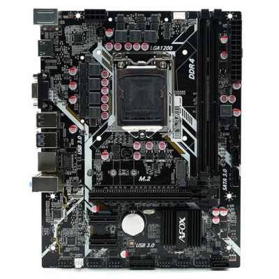 материнская плата Afox IH410D4-MA5-V4 Черный