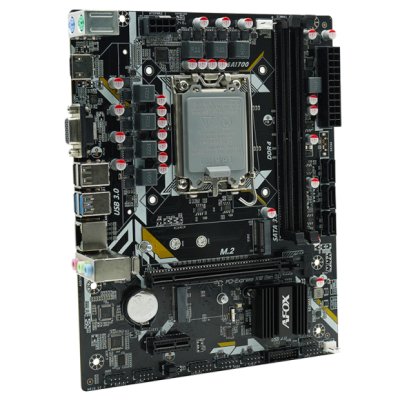 материнская плата Afox IH610D4-MA5-V4 Черный