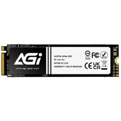 SSD диск AGI AI828 1Tb AGI1T0G44AI828 Черный