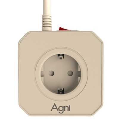 сетевой фильтр AGNI TP-VE4U5E-2m-ivory слоновая кость