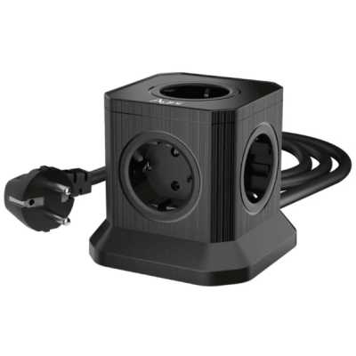сетевой фильтр AGNI TP-VE4U5E-5m-black черный