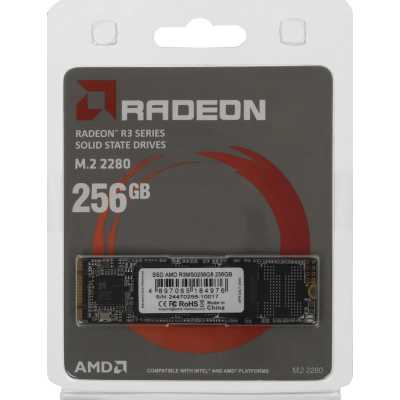 SSD диск AMD Radeon R3 Series 256Gb R3MS0256G8 Черный