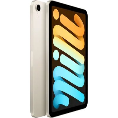 планшет Apple iPad mini 2021 64Gb Wi-Fi Starlight MK7P3LL/A Сияющая звезда