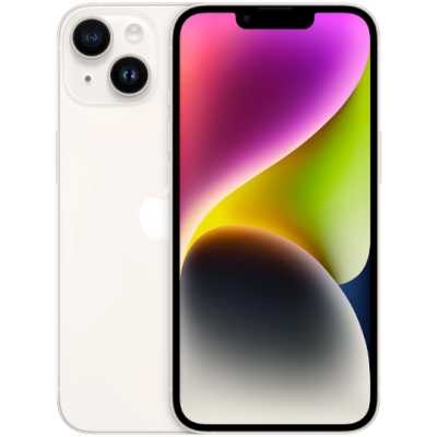 смартфон Apple iPhone 14 128GB Starlight MPUR3SX/A сияющая звезда