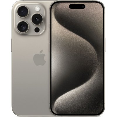 смартфон Apple iPhone 15 Pro 256GB Natural Titanium MTQA3ZA/A бежевый
