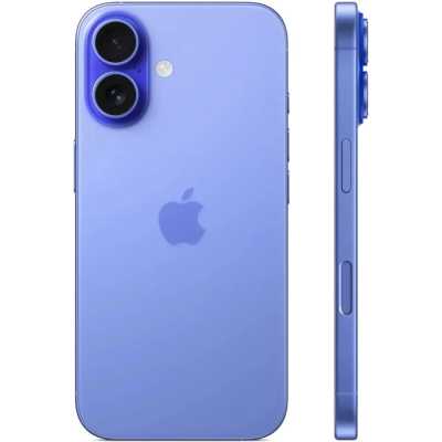 смартфон Apple iPhone 16 256GB Ultramarine MYE03J/A синий