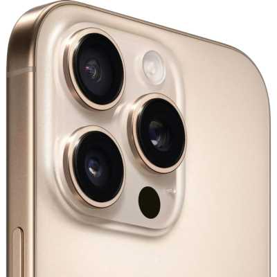 смартфон Apple iPhone 16 Pro 128GB Desert Titanium MYNF3BE/A бежевый
