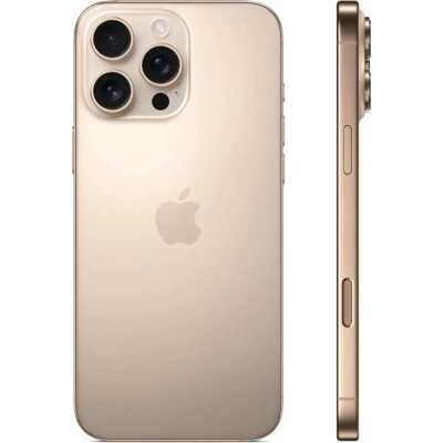 смартфон Apple iPhone 16 Pro Max 1TB Desert Titanium MYWT3J/A пустынный титан