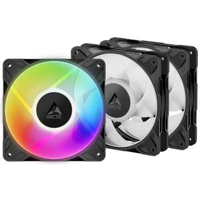 кулер Arctic P12 Pro A-RGB LN Black 3 Pack ACFAN00347A Черный