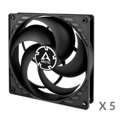 кулер Arctic P14 PWM PST Value Pack Black
