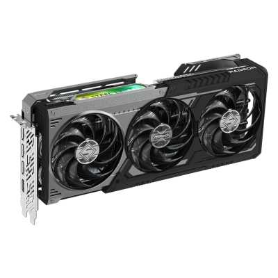 видеокарта ASRock AMD Radeon RX 9070 GRE Steel Legend Dark 12Gb OC Черный