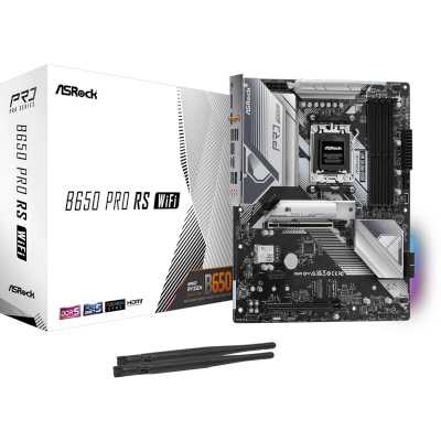 материнская плата ASRock B650 Pro RS WiFi Черный