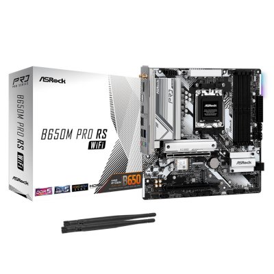 материнская плата ASRock B650M Pro RS WiFi Черный