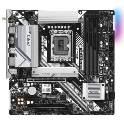 материнская плата ASRock B760M Pro RS/D4 WiFi Черный