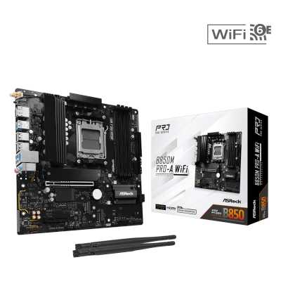 материнская плата ASRock B850M Pro-A WiFi Черный