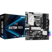 материнская плата ASRock H470M Pro4