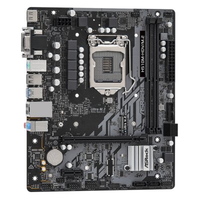 материнская плата ASRock H510M-HDV/M.2 SE Черный