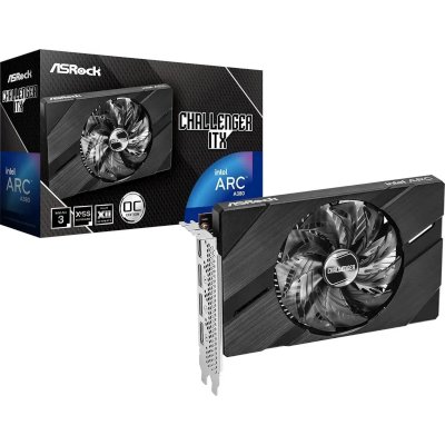 видеокарта ASRock Intel Arc A380 Challenger ITX 6GB OC