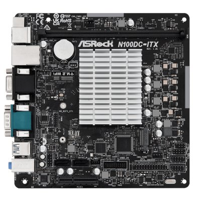 материнская плата ASRock N100DC-ITX Черный