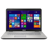 ноутбук ASUS N751JX-T7215T 90NB0842-M02600 Серебристый
