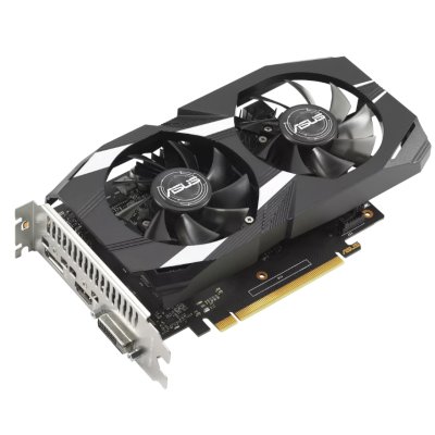 видеокарта ASUS nVidia GeForce GTX 1650 4Gb DUAL-GTX1650-O4GD6-P-V2
