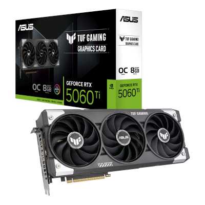 видеокарта ASUS nVidia GeForce RTX 5060 Ti 8Gb TUF-RTX5060TI-O8G-GAMING