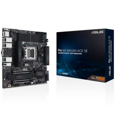 материнская плата ASUS Pro WS B850M-Ace SE Черный