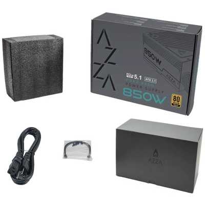 блок питания AZZA 850W PSAZ-850G ATX 3.1 Черный