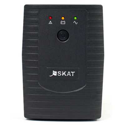 ИБП Бастион SKAT-UPS 800-IN-1x9 Черный
