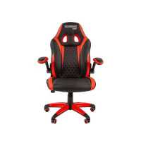 игровое кресло Chairman Game 15 Black-Red черно-красный