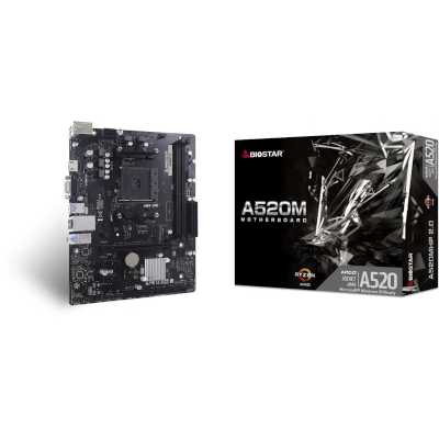 материнская плата Biostar A520MHP 2.0 Черный