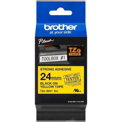 картридж Brother TZE-S651 желтый