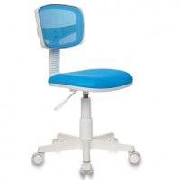 стул Бюрократ CH-W299/LB/TW-55 голубой