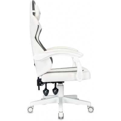 игровое кресло Бюрократ KNIGHT WOLF WH PU белый