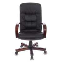 офисное кресло Бюрократ T-9908/WALNUT черный